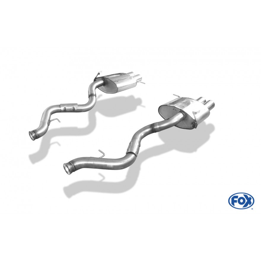 Sportschalldämpfer links/rechts mit je 2 Endrohren 90mm (Typ 10), inkl. (EG-) GENEHMIGUNG!