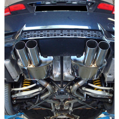 Sportschalldämpfer links/rechts mit je 2 Endrohren 90mm (Typ 10), KEINE (EG-) GENEHMIGUNG!