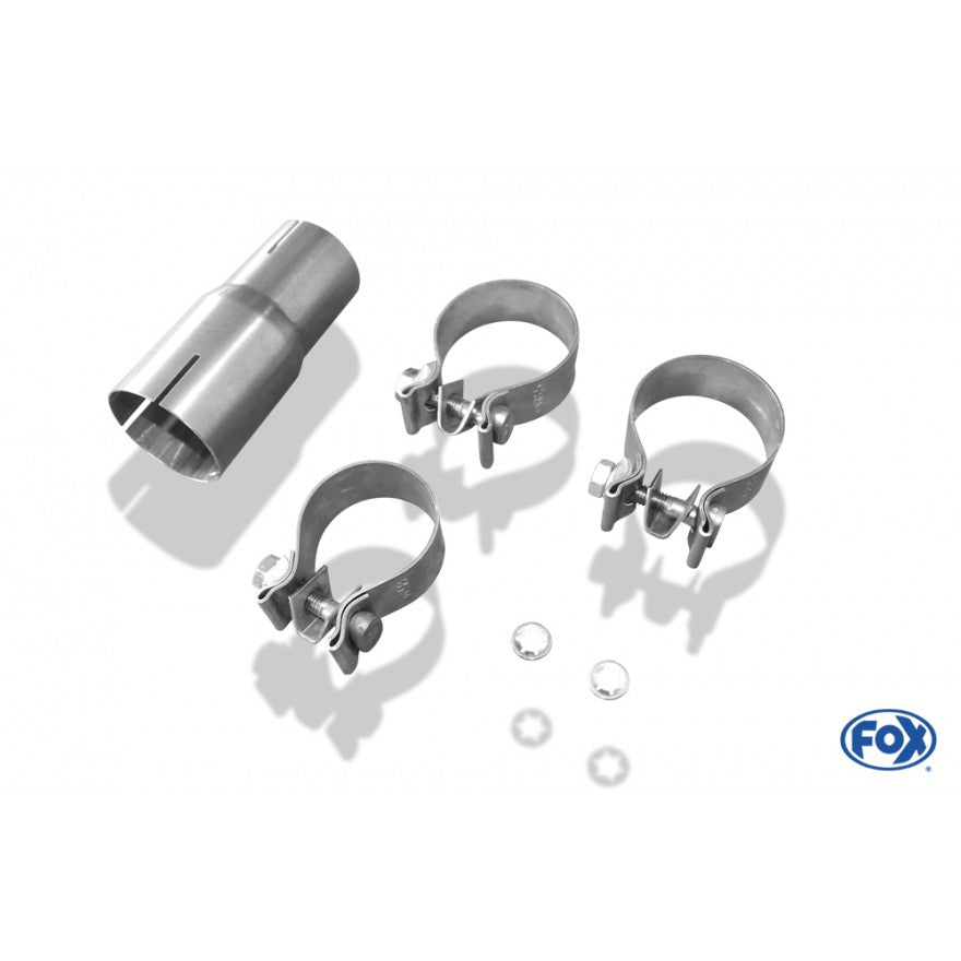 Sportschalldämpfer mit 2 Endrohren 76mm (Typ 25), inkl. (EG-) GENEHMIGUNG!