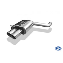 Sportschalldämpfer mit 2 Endrohren 80mm (Typ 25), inkl. (EG-) GENEHMIGUNG!