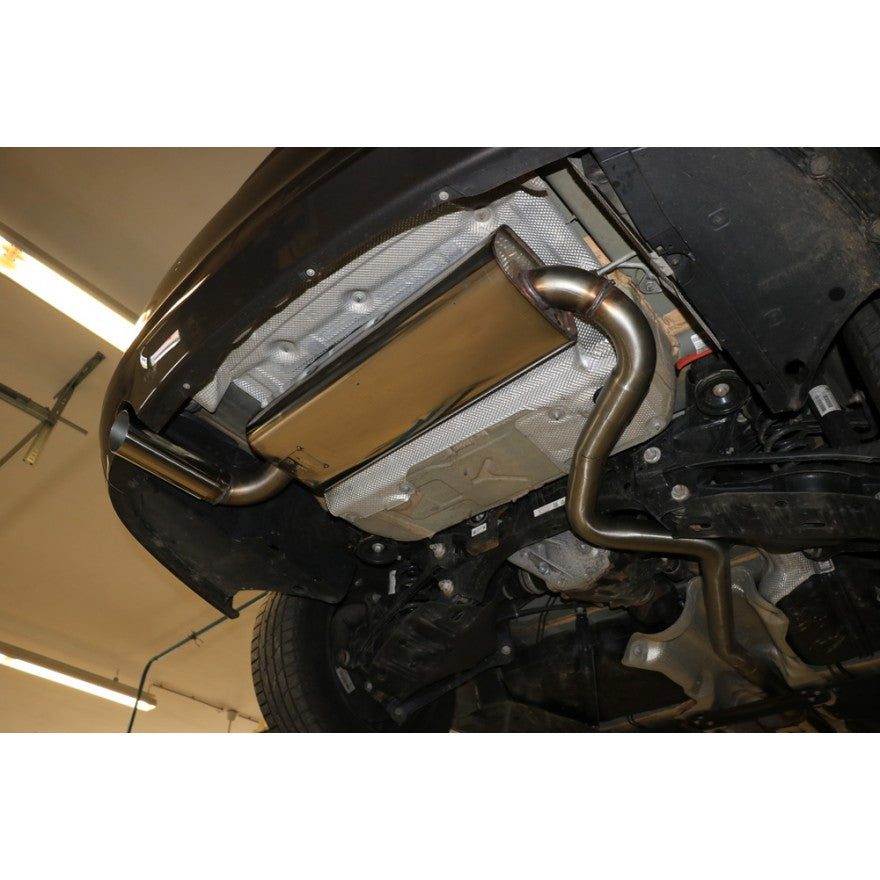 Sportschalldämpfer mit 1 Endrohr 80mm (Typ 14), inkl. (EG-) GENEHMIGUNG!