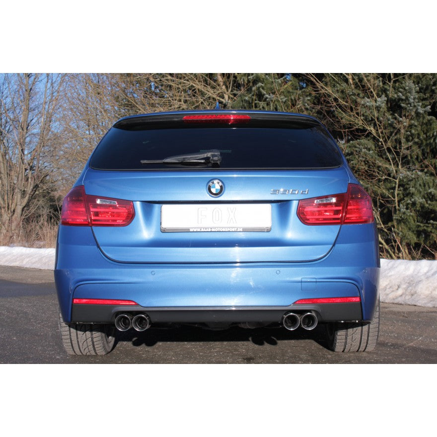 Sportschalldämpfer mit links/rechts je 2 Endrohren 76mm (Typ 25), inkl. (EG-) GENEHMIGUNG!