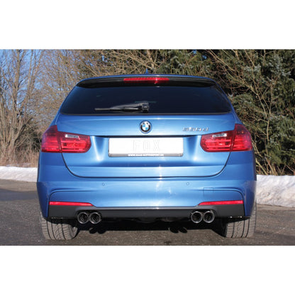 Sportschalldämpfer mit links/rechts je 2 Endrohren 76mm (Typ 25), inkl. (EG-) GENEHMIGUNG!