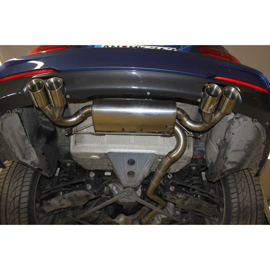 Sportschalldämpfer mit links/rechts je 2 Endrohren 76mm (Typ 25), inkl. (EG-) GENEHMIGUNG!