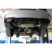 Sportschalldämpfer mit links/rechts je 1 Endrohr 90mm (Typ 15) schwarz, inkl. (EG-) GENEHMIGUNG!