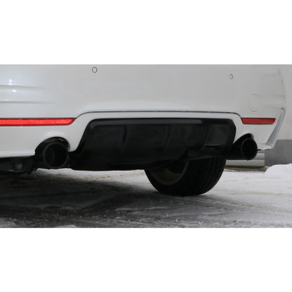 Sportschalldämpfer mit links/rechts je 1 Endrohr 80mm (Typ 12) schwarz, inkl. (EG-) GENEHMIGUNG!