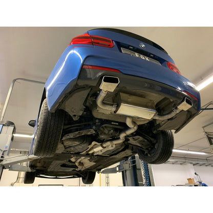 Sportschalldämpfer mit links/rechts je 1 Endrohr 145x65mm (Typ 59), inkl. (EG-) GENEHMIGUNG!