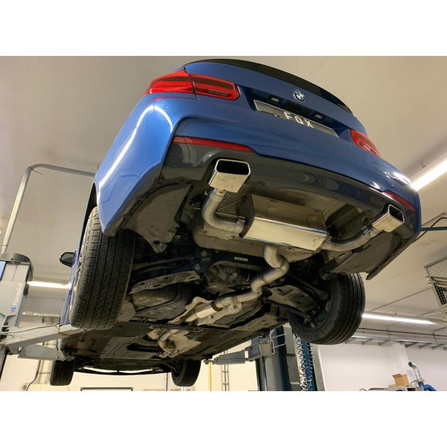 Sportschalldämpfer mit links/rechts je 1 Endrohr 145x65mm (Typ 59), inkl. (EG-) GENEHMIGUNG!