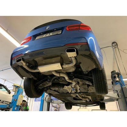 Sportschalldämpfer mit links/rechts je 1 Endrohr 145x65mm (Typ 59), inkl. (EG-) GENEHMIGUNG!