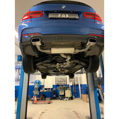 Sportschalldämpfer mit links/rechts je 1 Endrohr 145x65mm (Typ 59), inkl. (EG-) GENEHMIGUNG!