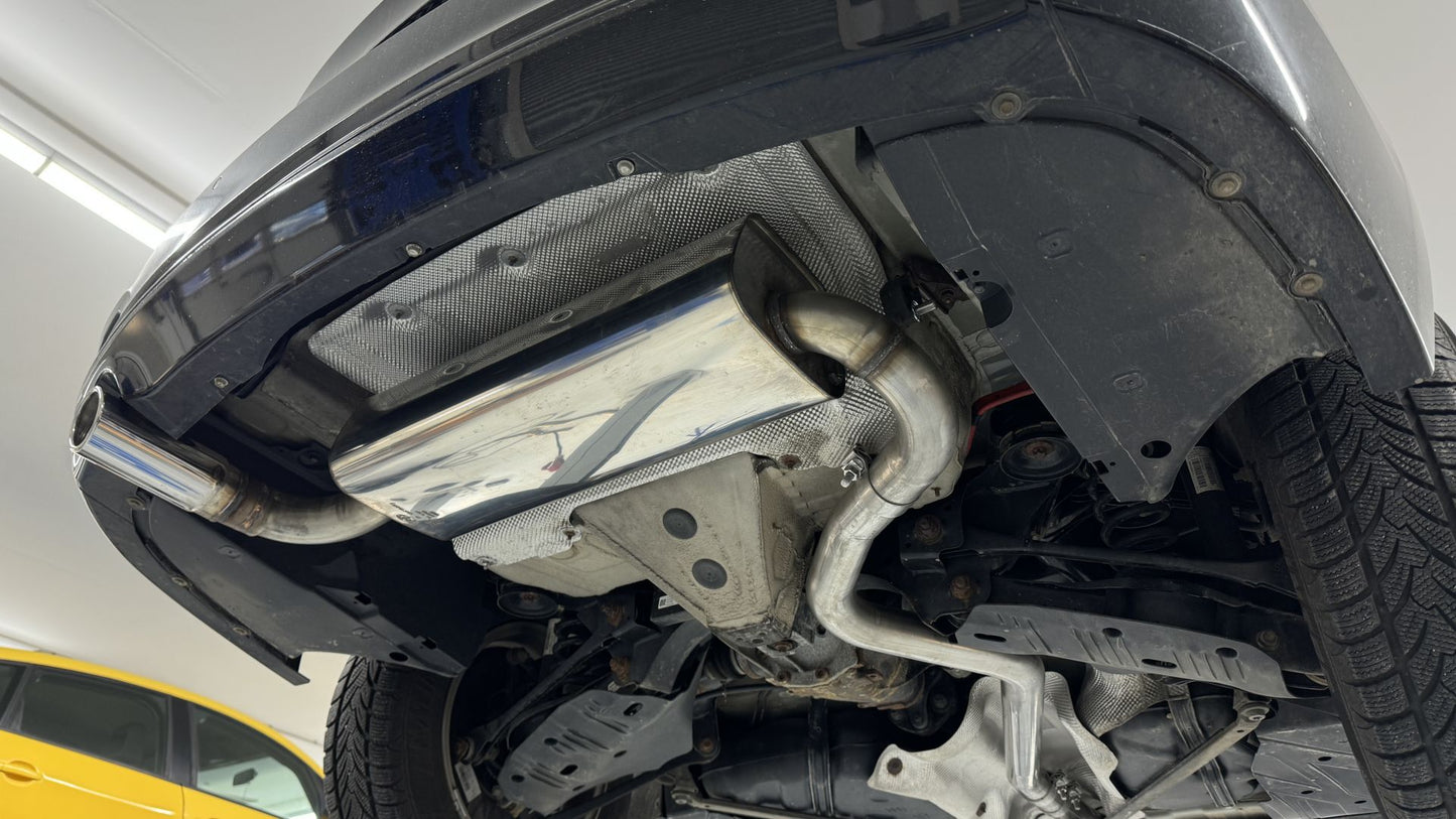 Sportschalldämpfer mit 1 Endrohr 80mm (Typ 17), inkl. (EG-) GENEHMIGUNG!