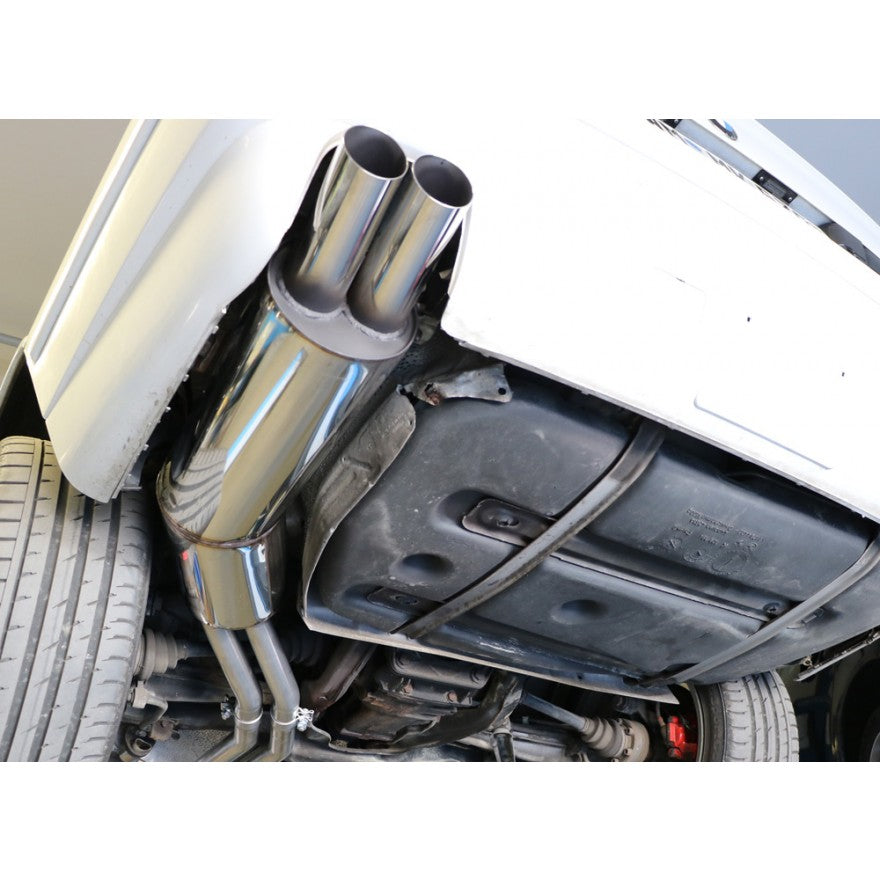 Sporschalldämpfer mit 2 Endrohren 76mm (Typ 14), inkl. (EG-) GENEHMIGUNG!