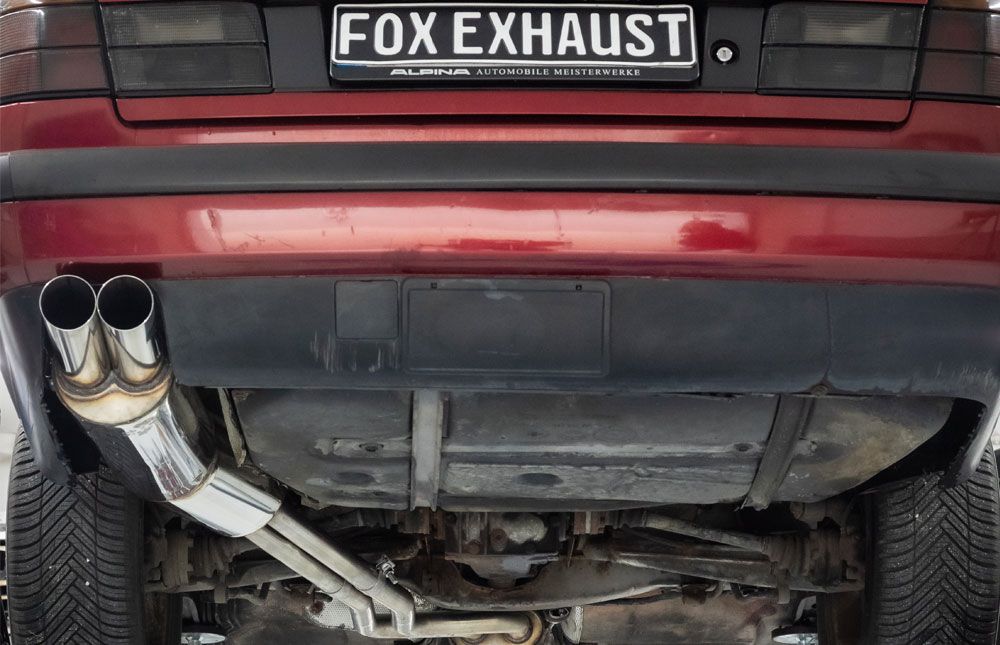 Halbanlage mit 2 Endrohren 76mm (Typ 14), inkl. (EG-) GENEHMIGUNG!