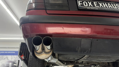 Sportschalldämpfer mit 2 Endrohren 76mm (Typ 14), inkl. (EG-) GENEHMIGUNG!