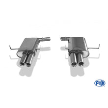 Sportschalldämpfer mit links/rechts je 2 Endrohren 80mm (Typ 13), KEINE (EG-) GENEHMIGUNG!