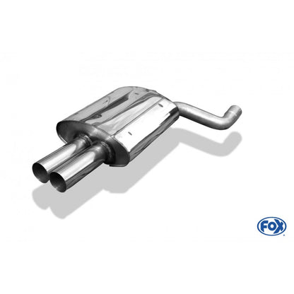 Sportschalldämpfer mit 2 Endrohren 76mm (Typ 10), inkl. (EG-) GENEHMIGUNG!