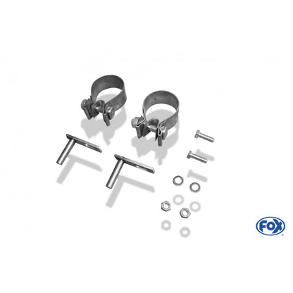 Sportschalldämpfer mit links/rechts je 2 Endrohren 76mm (Typ 13), inkl. TÜV-Teilegutachten!