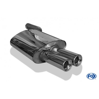 Sportschalldämpfer mit 2 Endrohren 90mm (Typ 13), inkl. (EG-) GENEHMIGUNG!