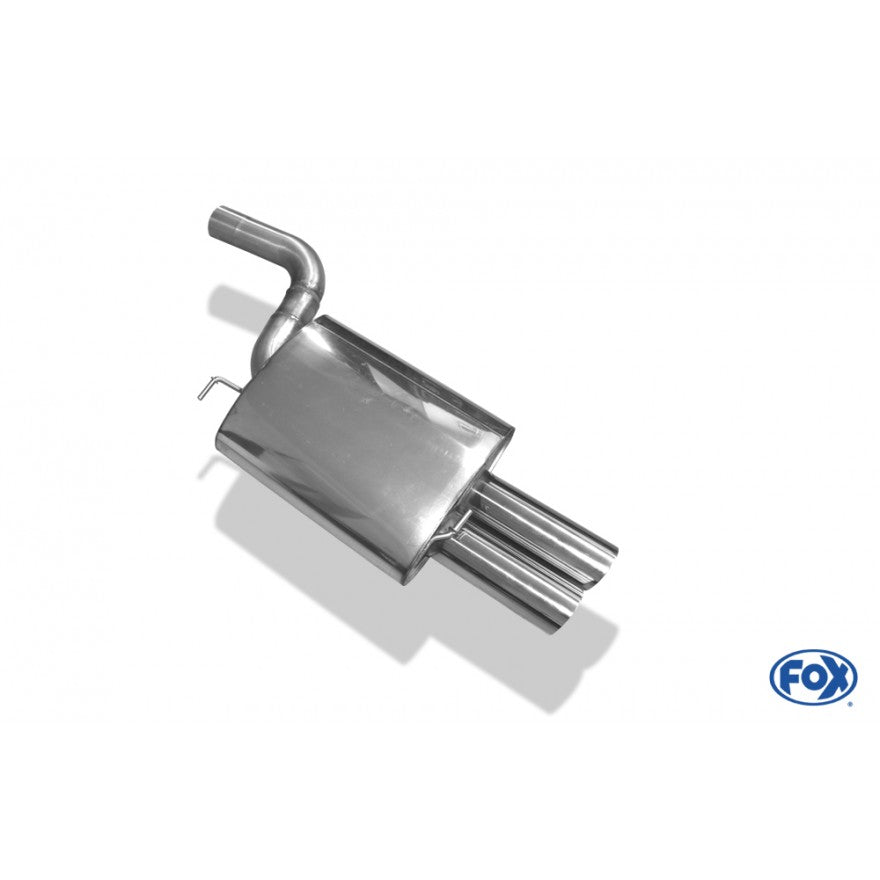 Sportschalldämpfer mit 2 Endrohren 90mm (Typ 25), inkl. (EG-) GENEHMIGUNG!