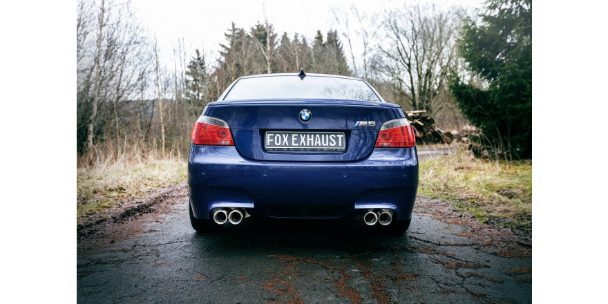 Sportschalldämpfer mit links/rechts je 2 Endrohren 90mm (Typ 24), inkl. (EG-) GENEHMIGUNG!