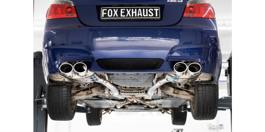 Sportschalldämpfer mit links/rechts je 2 Endrohren 115x85mm (Typ 32), inkl. (EG-) GENEHMIGUNG!