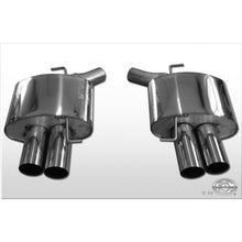 Sportschalldämpfer mit links/rechts je 2 Endrohren 80mm (Typ 10), inkl. (EG-) GENEHMIGUNG!