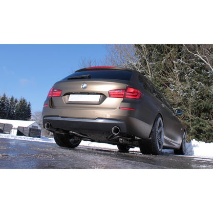 Sporschalldämpfer links/rechts mit je 1 Endrohren 100mm (Typ 25), inkl. (EG-) GENEHMIGUNG!