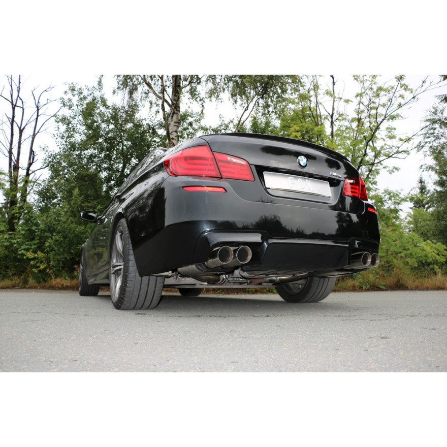 Sportschalldämpfer mit links/rechts je 2 Endrohren 90mm (Typ 25), inkl. (EG-) GENEHMIGUNG!