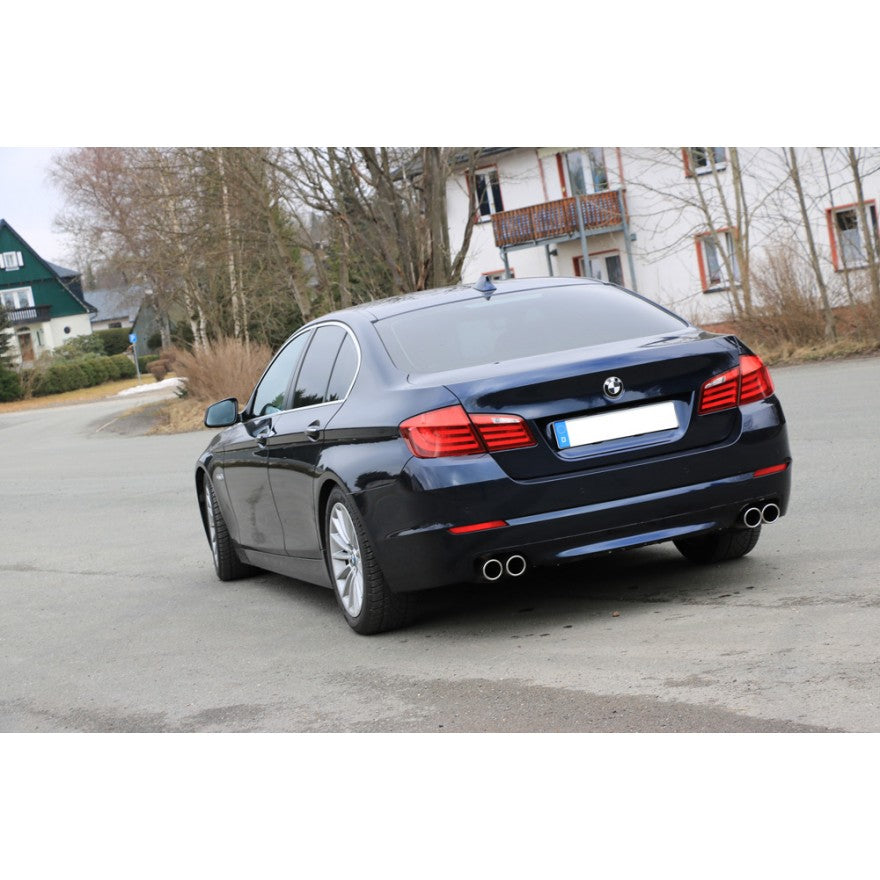 Sportschalldämpfer mit links/rechts je 2 Endrohren 90mm (Typ 16), inkl. (EG-) GENEHMIGUNG!