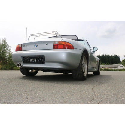 Sportschalldämpfer mit 2 Endrohren 70mm (Typ 13), KEINE (EG-) GENEHMIGUNG!