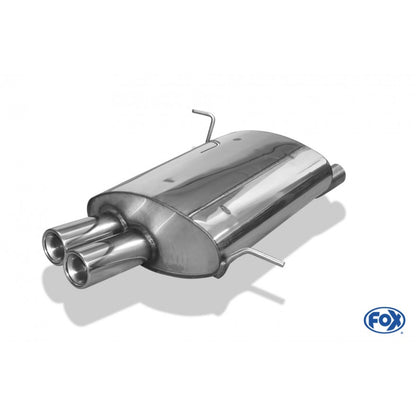 Sportschalldämpfer mit 2 Endrohren 70mm (Typ 13), KEINE (EG-) GENEHMIGUNG!