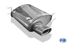 Sportschalldämpfer mit 1 Endrohr 135x80mm (Typ 53), KEINE (EG-) GENEHMIGUNG!