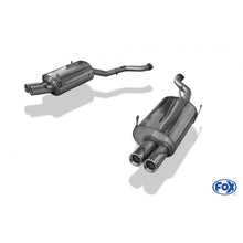 Sportschalldämpfer mit links/rechts je 2 Endrohren 76mm (Typ 13), inkl. (EG-) GENEHMIGUNG!