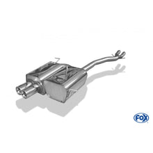 Sportschalldämpfer mit 2 Endrohren 80mm (Typ 13), inkl. TÜV-Teilegutachten!