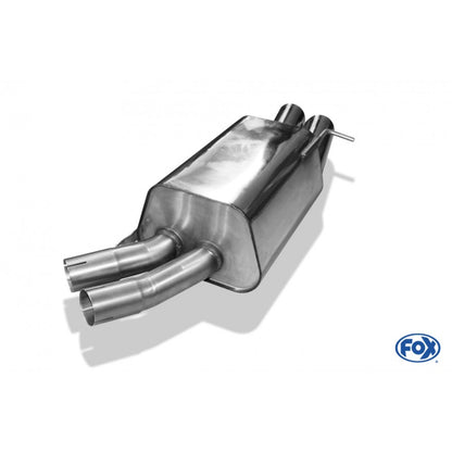 Sportschalldämpfer mit 2 Endrohren 80mm (Typ 16), inkl. (EG-) GENEHMIGUNG!