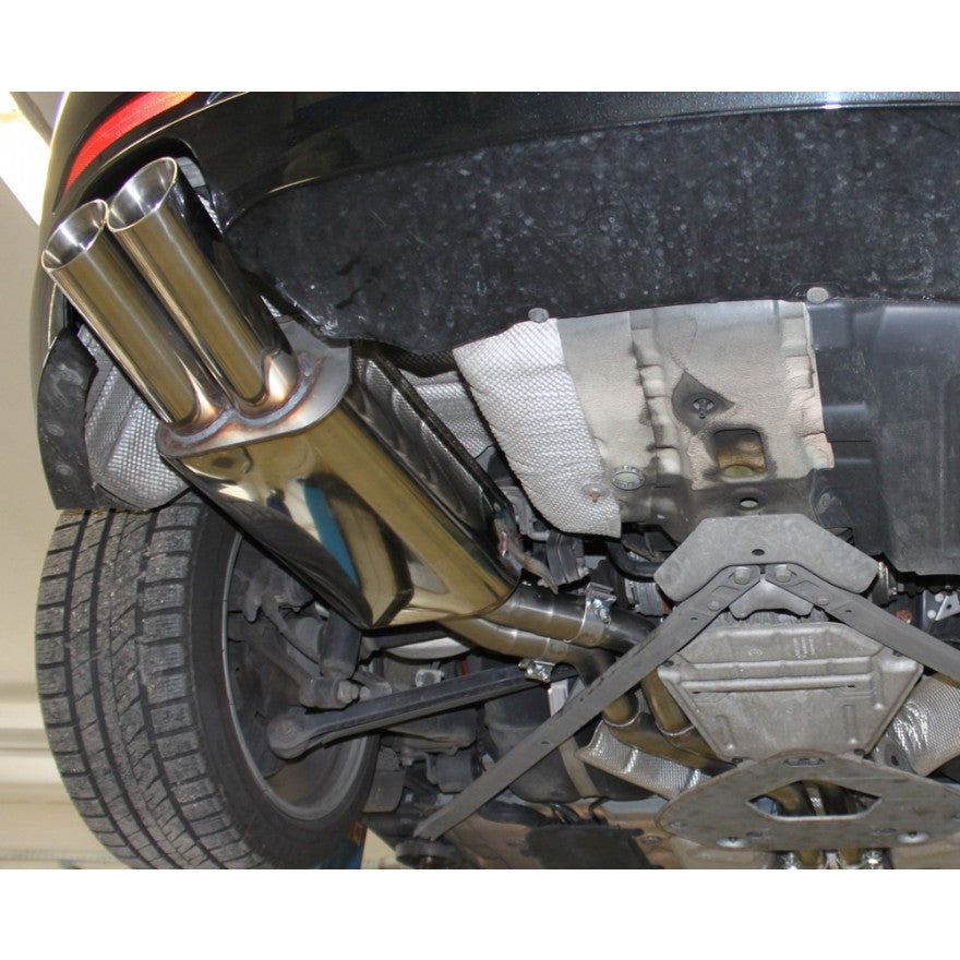 Sportschalldämpfer mit 2 Endrohren 80mm (Typ 25), inkl. (EG-) GENEHMIGUNG!