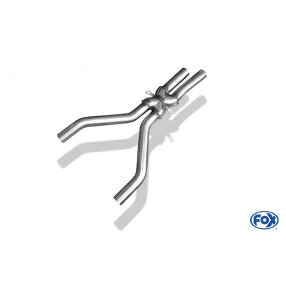 X-Pipe für FOX Endschalldämpfer zu KAT