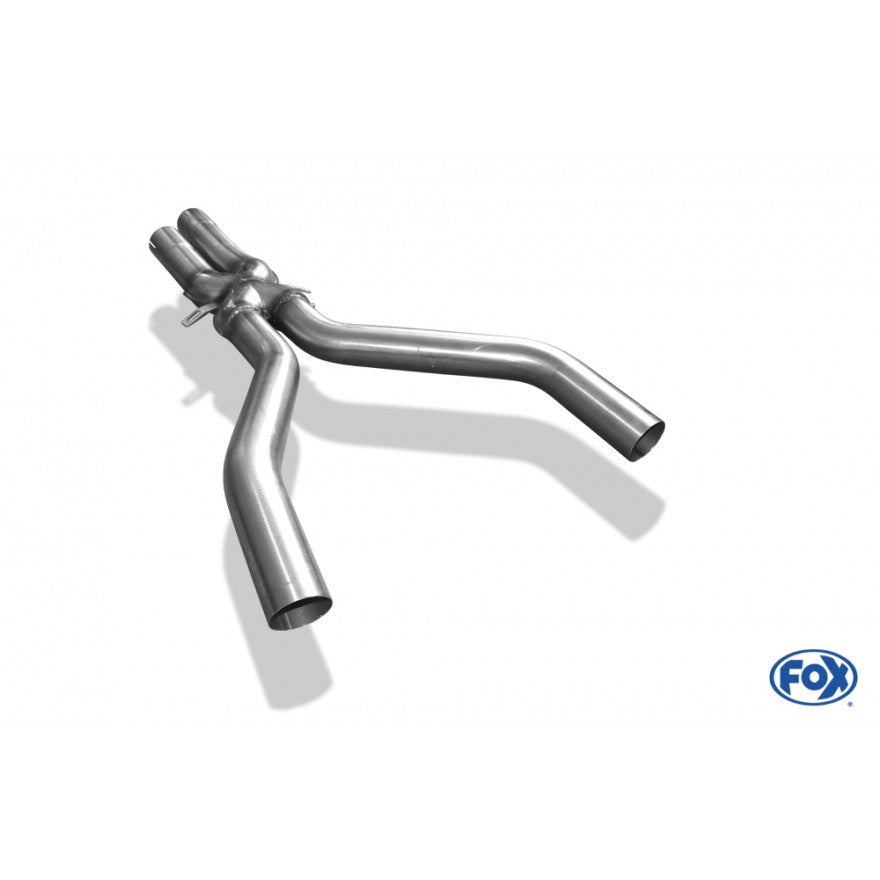 X-Pipe für FOX Endschalldämpfer zu KAT