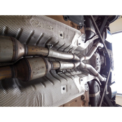 X-Pipe für FOX Endschalldämpfer zu KAT