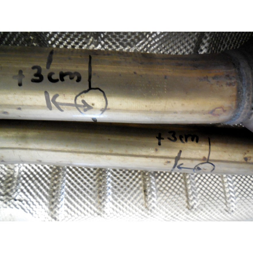 X-Pipe für FOX Endschalldämpfer zu KAT