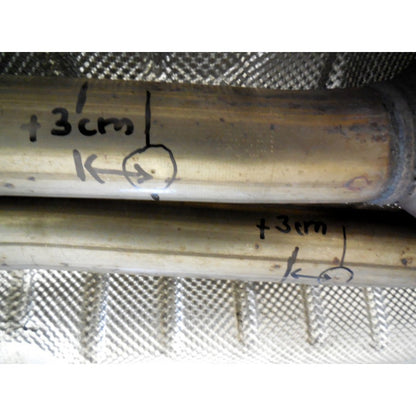 X-Pipe für FOX Endschalldämpfer zu KAT