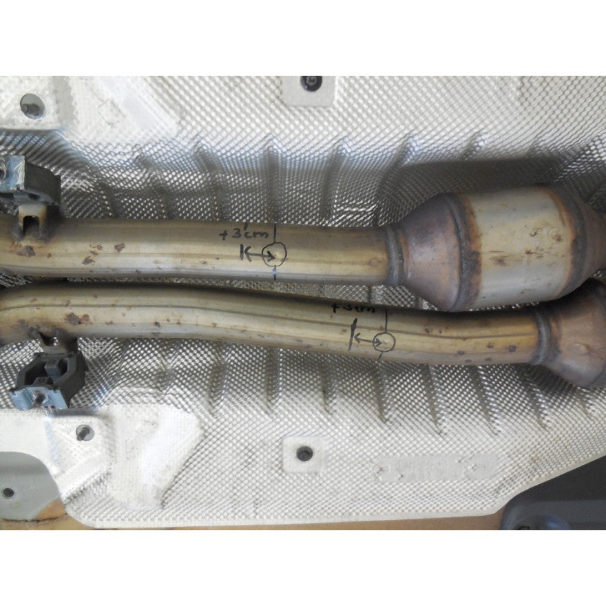 X-Pipe für FOX Endschalldämpfer zu KAT