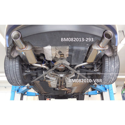 Sportschalldämpfer mit links/rechts je 1 Endrohr 100mm (Typ 25), inkl. (EG-) GENEHMIGUNG!