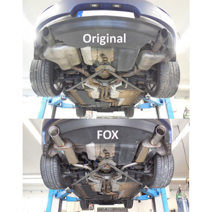 Sportschalldämpfer mit links/rechts je 1 Endrohr 100mm (Typ 25), inkl. (EG-) GENEHMIGUNG!