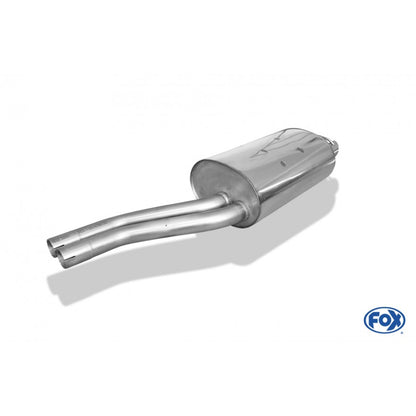 Sportschalldämpfer mit 1 Endrohr 135x80mm (Typ 53), inkl. (EG-) GENEHMIGUNG!