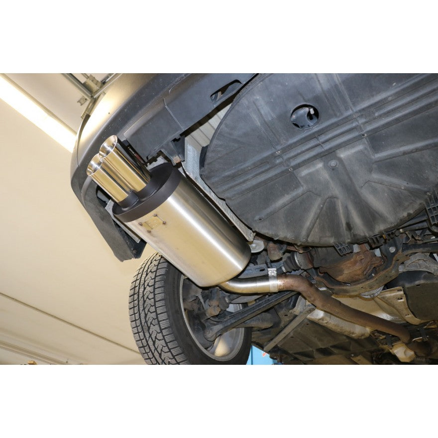 Sportschalldämpfer mit 2 Endrohren 80mm (Typ 25), inkl. (EG-) GENEHMIGUNG!