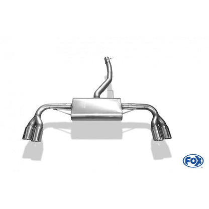 Sportschalldämpfer links/rechts mit je 2 Endrohren 90mm (Typ 17), inkl. (EG-) GENEHMIGUNG!