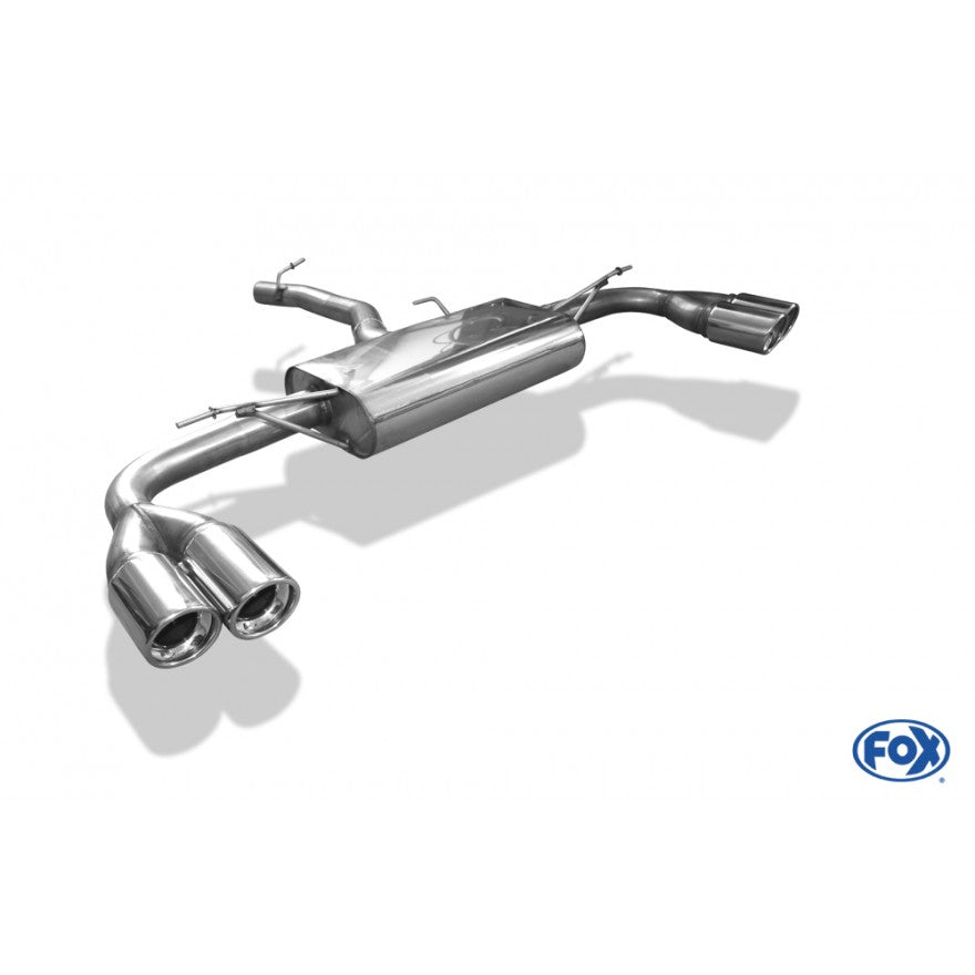 Sportschalldämpfer links/rechts mit je 2 Endrohren 90mm (Typ 17), inkl. (EG-) GENEHMIGUNG!