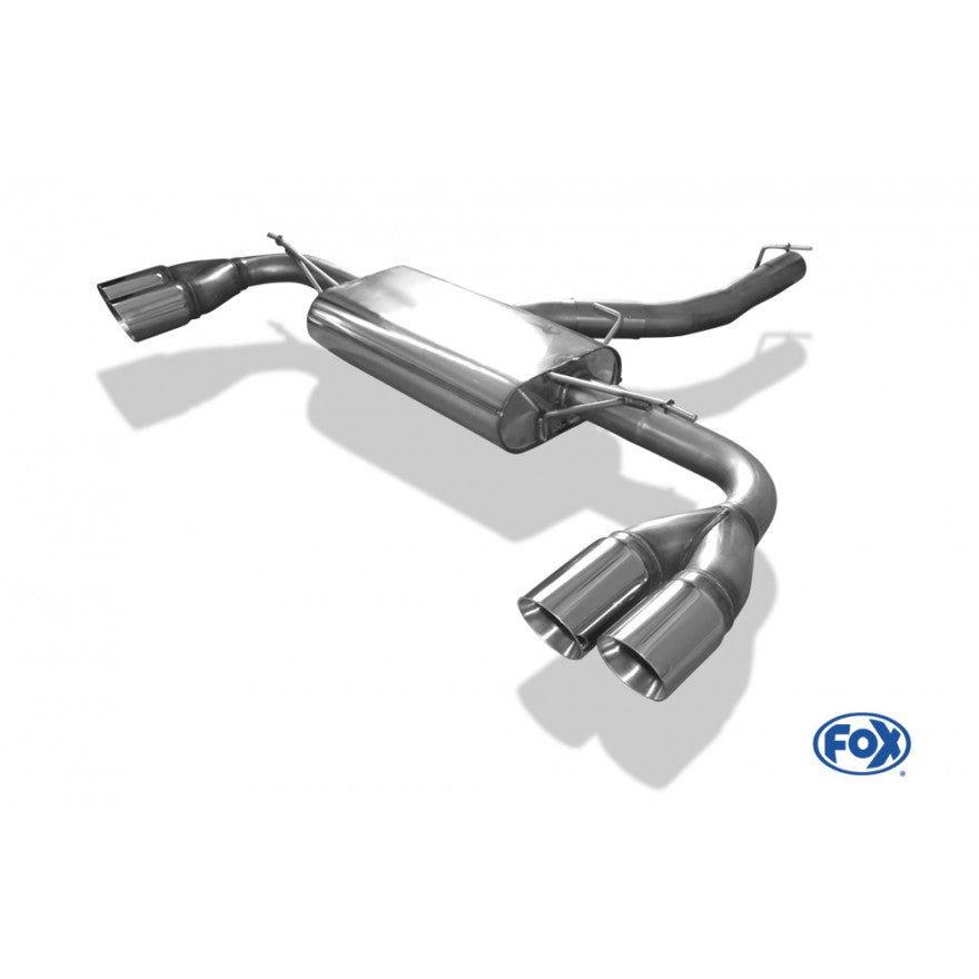 Sportschalldämpfer links/rechts mit je 2 Endrohren 90mm (Typ 25), inkl. (EG-) GENEHMIGUNG!