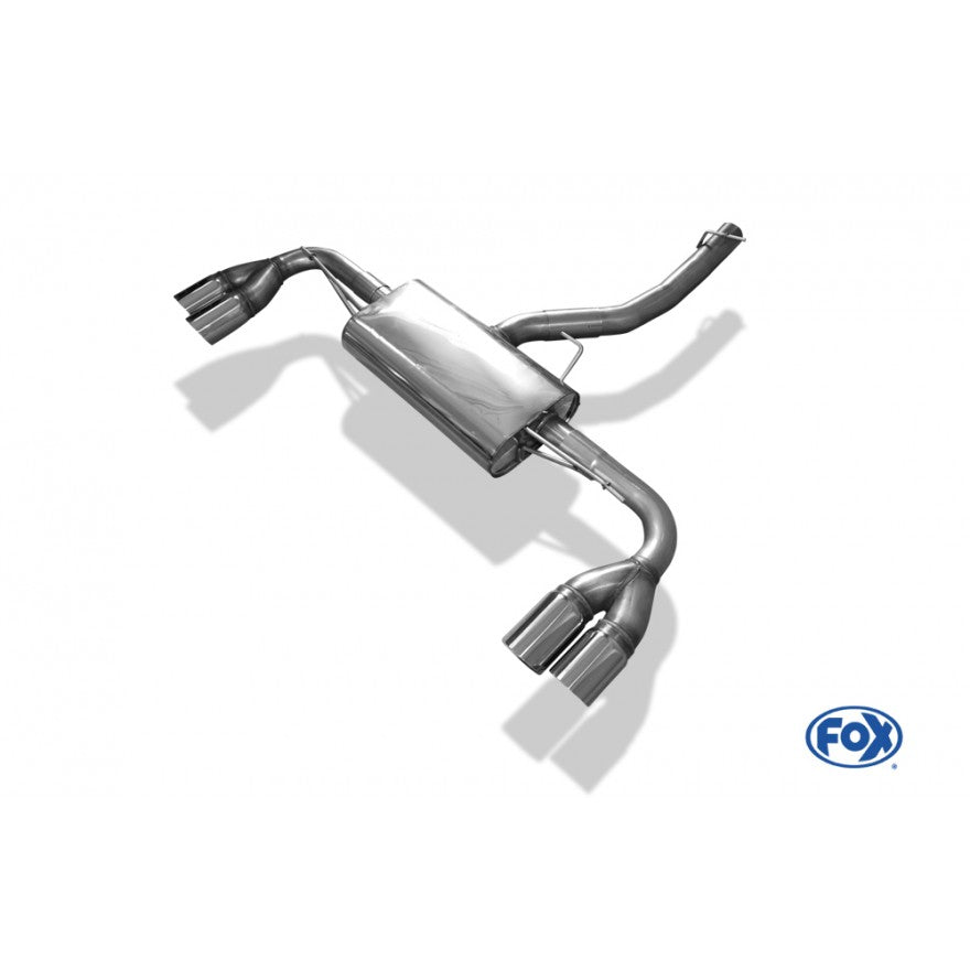 Sportschalldämpfer links/rechts mit je 2 Endrohren 90mm (Typ 25), inkl. (EG-) GENEHMIGUNG!